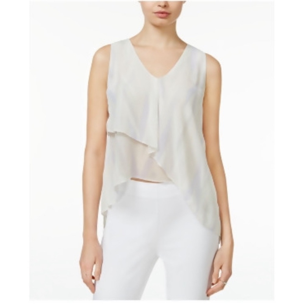 Rachel Roy Asymmetrical Blouse Sz S
